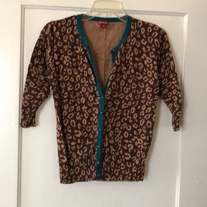 Leopard cardigan